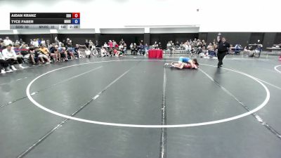 215 lbs Aidan Kranz, South Dakota Blue vs Tyce Faber, Minnesota Red