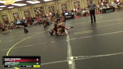 107 lbs Round 4 (6 Team) - Elias Vandoros, SVRWC Gold vs Joseph Pellici, Bitettio Trained