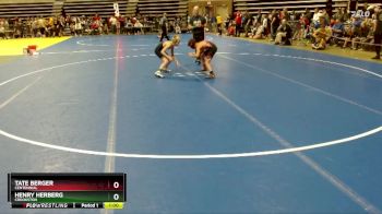 80 lbs Cons. Round 1 - Tate Berger, Centennial vs Henry Herberg, Crookston