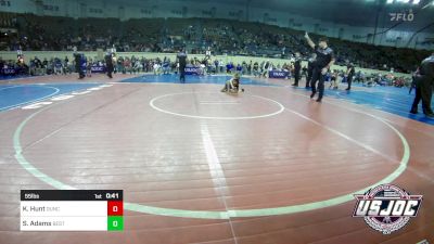 55 lbs Round Of 32 - Kirby Hunt, Duncan Demon Wrestling vs Stephen Adams, Best Trained