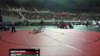 D1-138 lbs Cons. Semi - Jonathon Rogers, Liberty vs Brock Badke, Chandler