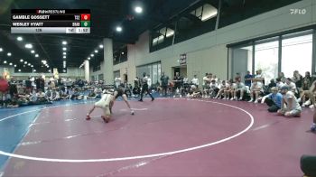 126 lbs Semis & 5th Wb (32 Team) - Gamble Gossett, Team Shutt RJ vs Wesley Hyatt, BRAWL Black
