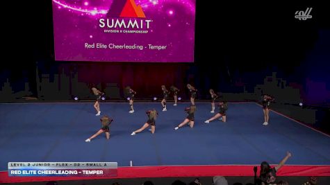 Red Elite Cheerleading - Temper [2026 L2 Junior - Flex - D2 - Small A] 2026 The D2 Summit