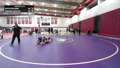 138 lbs Round 1 (3 Team) - Kaylyn Williams, Sacramento City College vs Arrianna McPicke, Skyline College