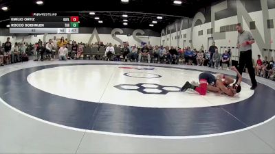 80 lbs Round 3 (6 Team) - Emilio Ortiz, Indiana Outlaws vs Rocco Soehnlen, Team Ohio