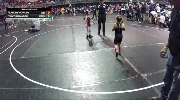 49-51 lbs Semifinal - Landry Fowler, Chase County Wrestling Club vs Taytum Mason, Weeping Water Wrestling Club - Girls