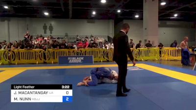JEFF MACATANGAY vs MARTY NUNN 2023 American National IBJJF Jiu-Jitsu Championship