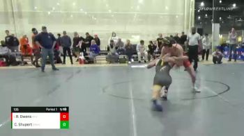 135 lbs Cons. Semi - Robert Owens, Hanover Hawkeye Youth Wrestlin vs Carter Shupert, Great Neck Wrestling Club