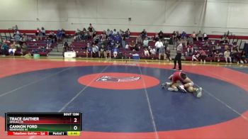150 lbs Consolation Bracket - Trace Gaither, Opelika Hs vs Cannon Ford, Homewood Hs