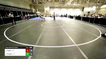 132 lbs Quarterfinal - Justin Holly, Iron Horse Blue vs Jack Thode, Seahawks Blue