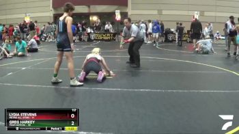 117 lbs Round 4 (6 Team) - Lydia Stevens, Metro All Stars vs Greg Harkey, Team Gotcha
