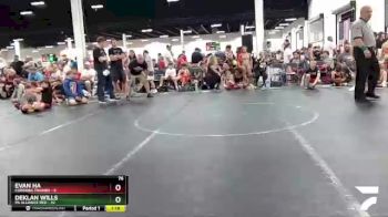 76 lbs Round 4 (8 Team) - Deklan Wills, PA Alliance Red vs Evan Ha, Cordoba Trained