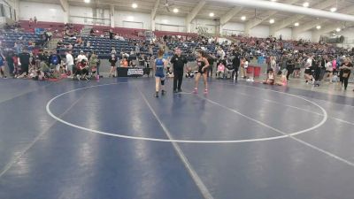 105 lbs Cons. Semis - Leila Rivera, Reign Wrestling Club vs Casandra Pastrana, Defiant Wrestling Club