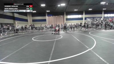 157 lbs Consi Of 64 #2 - Dominic Hidalgo, Etiwanda HS vs Nate Rebolloso, Etiwanda HS