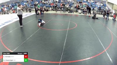 8U Boys - 49 lbs Quarters - Colton Kirwan, Maryland vs Nelson Zwanziger, Immortal Athletics WC