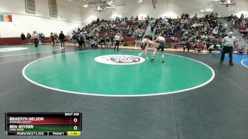 144 lbs Champ. Round 3 - Braedyn Nelson, Natrona County vs Ben Snyder, Wind River