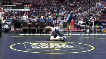 127 lbs Consi 5 - Logan Stewart, Reynolds vs C.J. Caines, Hanover Area