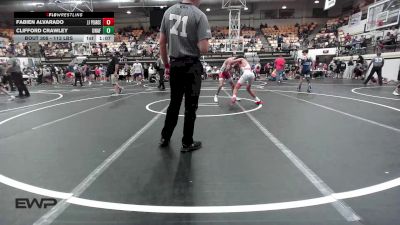 113 lbs Quarterfinal - Fabien Alvarado, JJ Pearce vs Clifford Crawley, Unaffiliated