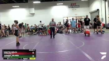 78 lbs Round 4 (8 Team) - Dominic Velardi, Killa Bees vs Koltyn Welch, 84 Athletees