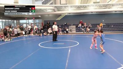 46-49 lbs 5th Place Match - Margaret Lopez, Team Garcia vs Kaleb Turner, Sherman Challengers