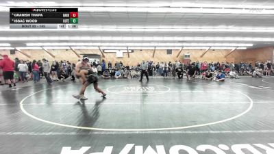 145 lbs Round Of 16 - Granish Thapa, Harrisburg vs Issac Wood, Kutztown