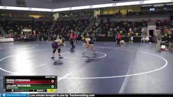 155 lbs Cons. Round 2 - Lillian Wickwire, Belle Plaine vs Emma Strohman, Spencer
