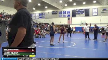 126 lbs Cons. Round 2 - Alyssa Equihua, Vista Murrieta High School vs Emily Hernandez, Hueneme