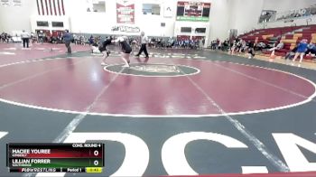 126 lbs Cons. Round 4 - Lillian Forrer, Southridge vs Maciee Youree, Kimberly