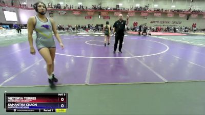 138 A Champ. Round 1 - Viktorya Torres, McKendree University vs Samantha Chaon, Northern Michigan