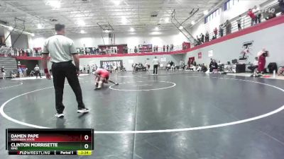 174 lbs Champ. Round 1 - Damen Pape, Northern State vs Clinton Morrisette, King