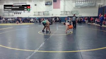 215 lbs Champ. Round 1 - Carson Langford, Dallas vs John Diaz, Pendleton