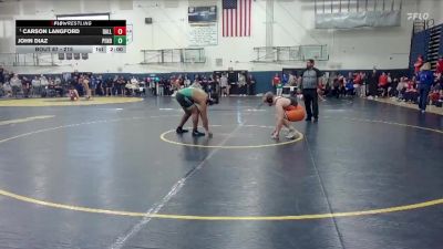 215 lbs Champ. Round 1 - Carson Langford, Dallas vs John Diaz, Pendleton