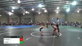 70 lbs Consolation - Radyk Kaupe, Team Pride Academy vs Ayo Bear, Mojo Grappling