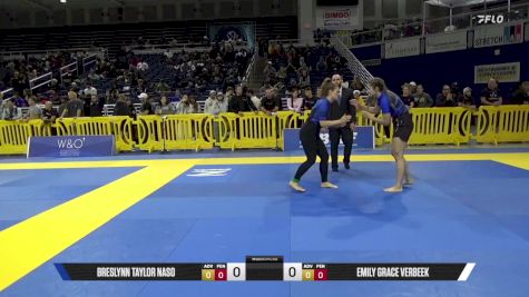 Emily Grace Verbeek vs Breslynn Taylor Naso 2025 Pan IBJJF Jiu-Jitsu No-Gi Championship