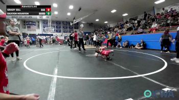 52 lbs Semifinal - Grady Gill, Husky Wrestling Club vs Daxton Houston, Skiatook Youth Wrestling