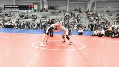 170 lbs Consi Of 4 - Brendan Davies, OH vs Ryder Bernholz, NJ
