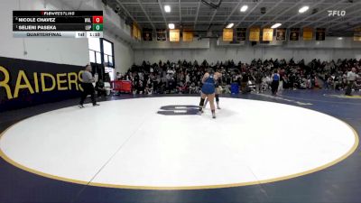 170 lbs Quarterfinal - Selieni Paseka, Poly/Long Beach vs Nicole Chavez, Walnut