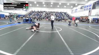 125 lbs Cons. Round 2 - Elayna Rodriguez, Palm Desert vs Emily Feldman, Santa Monica
