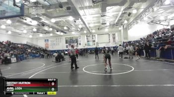 100 lbs Champ. Round 1 - Destiny Huitron, Arroyo vs Avril Loza, Upland