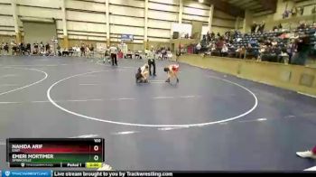 100 lbs Cons. Round 3 - Nahida Arif, East vs Emeri Mortimer, Springville