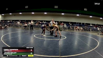 120 lbs Round 3 - Jayden Nolley, Stuart Cramer vs Owen Thompson, West Forsyth