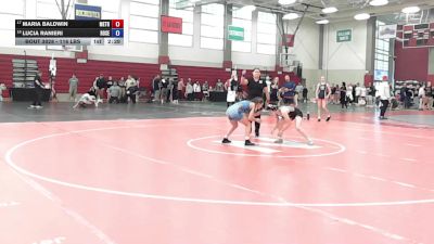 116 lbs Rr Rnd 1 - Maria Baldwin, Metrowest United vs Lucia Ranieri, Roselle Park