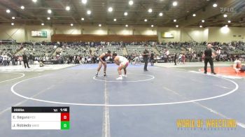 200 lbs Quarterfinal - Enrique Segura, Redwood Wrestling vs Jacob Robledo, Wasco Wrestling