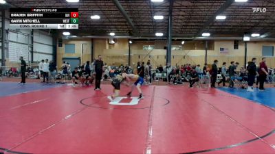 133 lbs Cons. Round 1 - Gavin Mitchell, Westcliff vs Braden Griffith, Unattached UIdaho