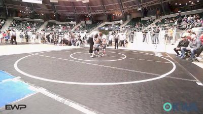 37 lbs Rr Rnd 2 - Kannon Engelhardt, Mojo Grappling Academy vs Asher Gregory, Tulsa Blue T Panthers