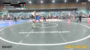 125 lbs Consi Of 32 #2 - Diego Gamez, Dethrone vs Elisha Stanton, Bulldog Mat Club