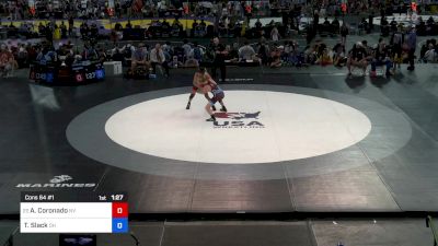 120 lbs Cons 64 #1 - Abraham Coronado, NV vs Tommy Slack, OH