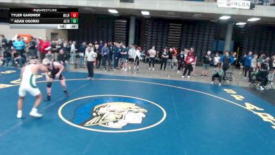 165 lbs Champ. Round 1 - Adan Osorio, Glenbard West vs Tyler Gardner, Bloomington