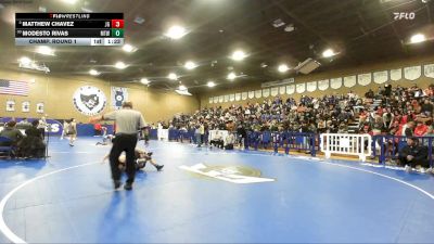 126 lbs Champ. Round 1 - Matthew Chavez, Justin Garza vs Modesto Rivas, Mt. Whitney