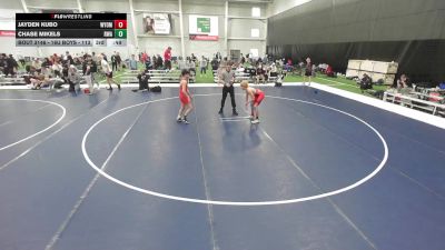 16U Boys - 120 lbs Champ. Round 2 - Karlo Reyes, Wisconsin vs Ernesto Perez, Cyclones Wrestling & Fitness